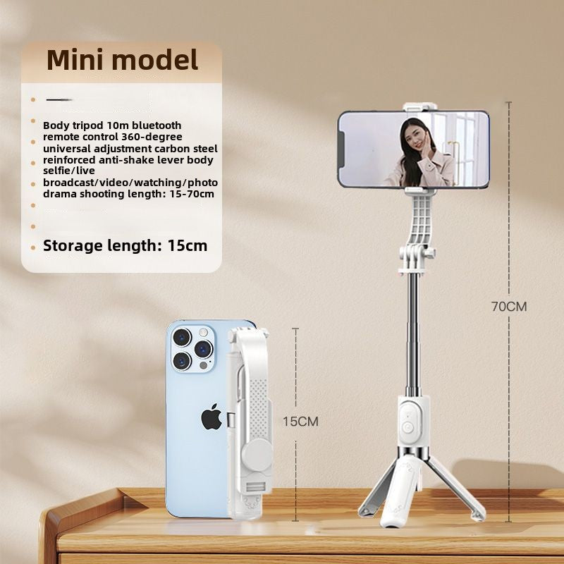 Ultra Mini Selfie Stick Tripod Portable Photography Artifact360°Rotating Handheld Live Travel Mobile Phone Holder