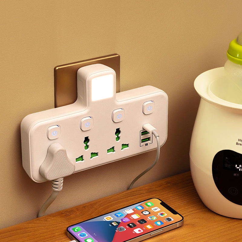 New British Standard Hong Kong Version Converter British and American European Standard Power Strip Conversion Plug PD Fast Charge USB Socket Wireless Power Strip