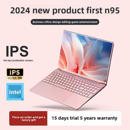 2024Brand New ips HD Laptop Intel15.6Inch Thin and Portable Business Office Design