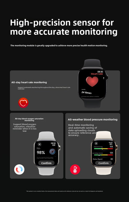 Huaqiang North2025First Release Watch Top in Pair Payment New S10Applicable to Apple Running Heart Rate Multi-Detection