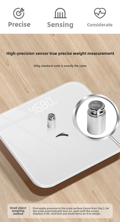 Anta Smart Body Fat Scale Multi-Functional Adult Body Weightometer Girls' Home Accurate Health Weight Loss Electronic Fat Measurement