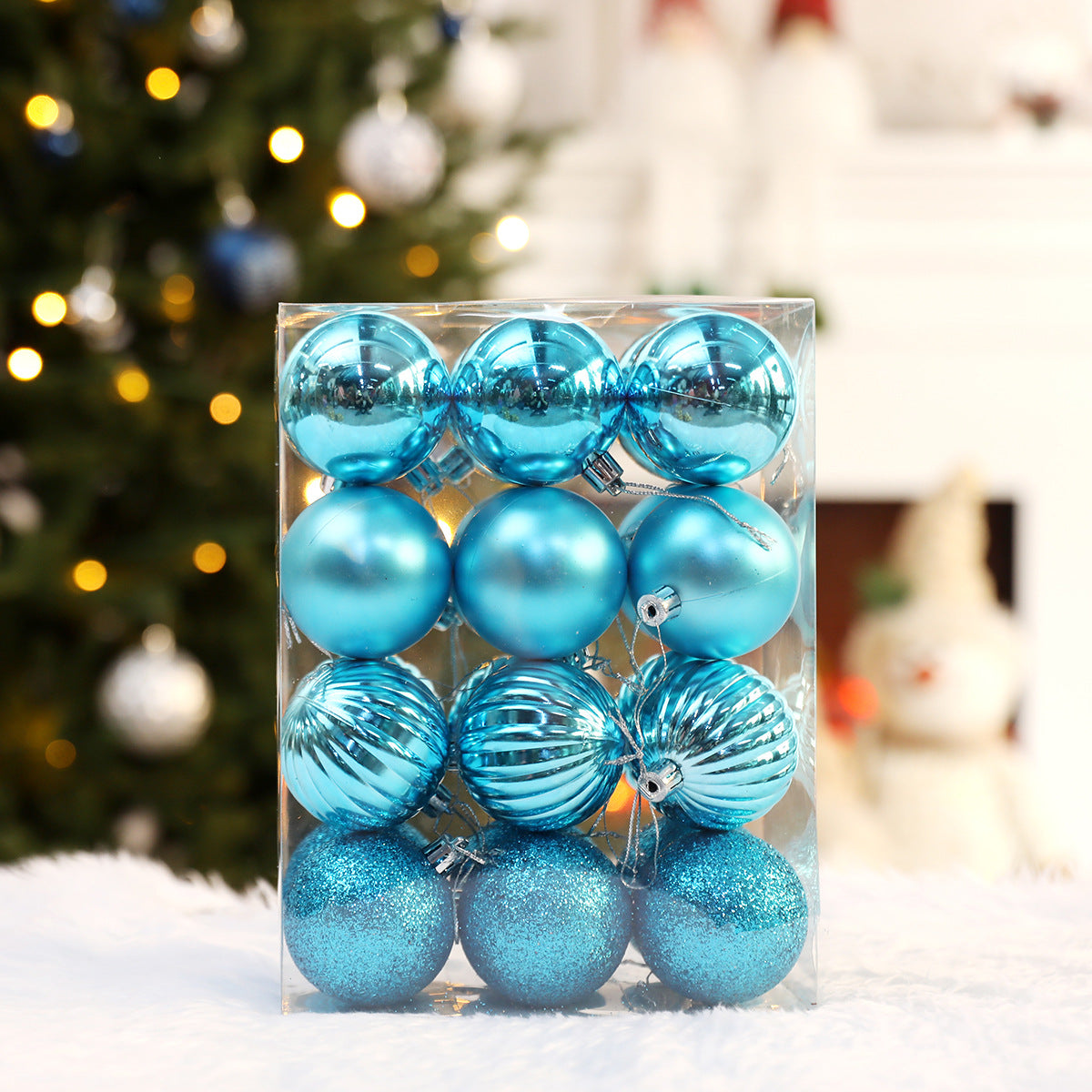 Christmas Ball 24 One Pack Suit Plating Ball Christmas Tree Decorations Pendant Holiday Atmosphere Christmas Ball