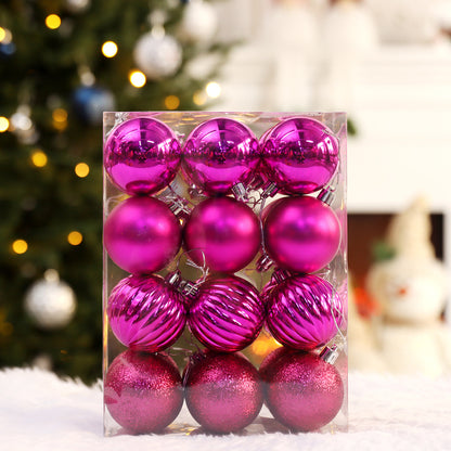 Christmas Ball 24 One Pack Suit Plating Ball Christmas Tree Decorations Pendant Holiday Atmosphere Christmas Ball