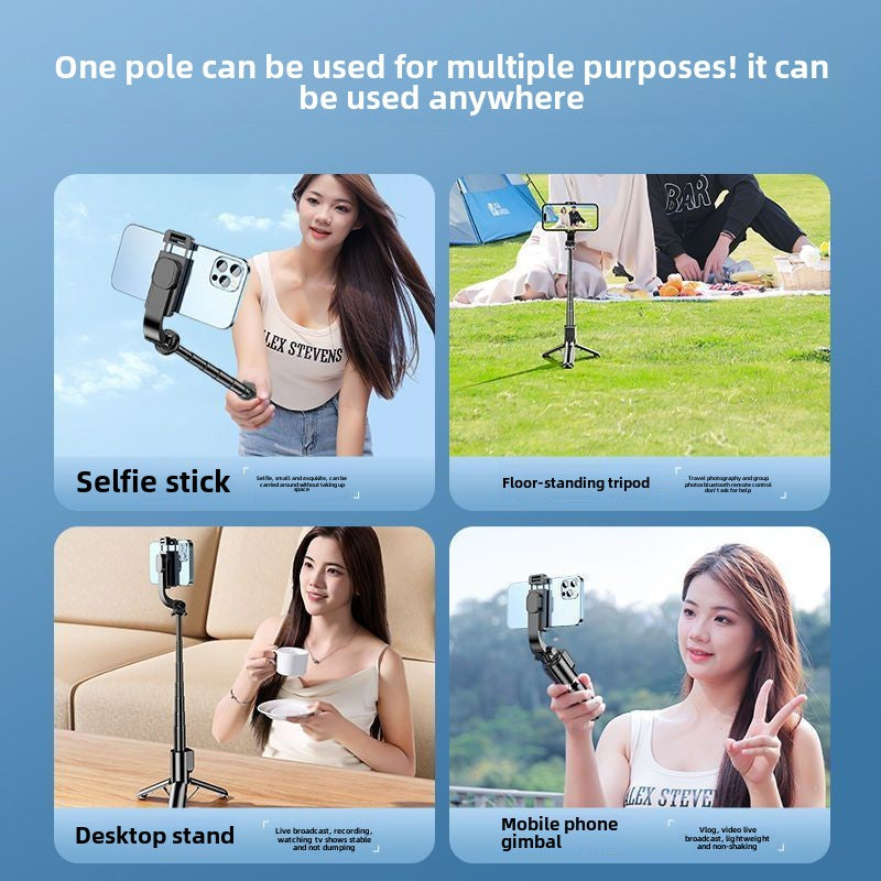 Ultra Mini Selfie Stick Tripod Portable Photography Artifact360°Rotating Handheld Live Travel Mobile Phone Holder