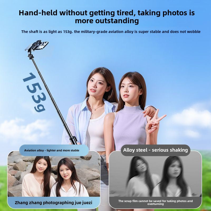 Ultra Mini Selfie Stick Tripod Portable Photography Artifact360°Rotating Handheld Live Travel Mobile Phone Holder