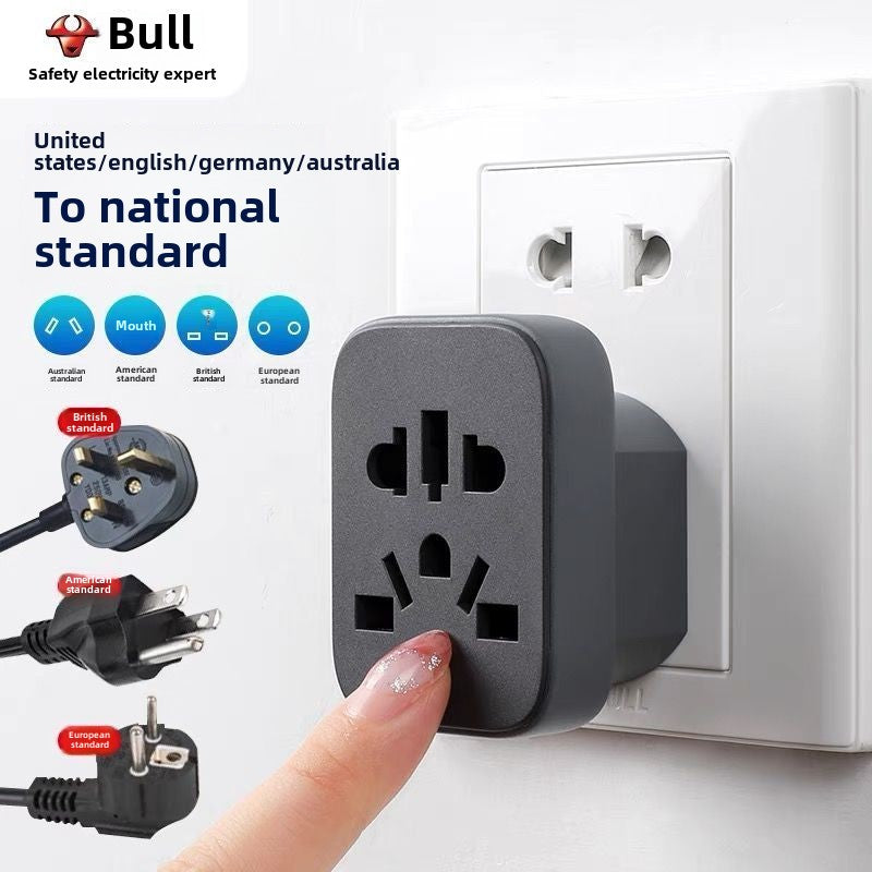 Bull Imported Electrical Appliances to National Standard Universal Adapter Conversion Socket European Standard Multi-Country Hong Kong Version British Standard American Standard