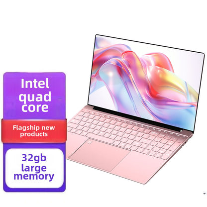 2024Brand New ips Full hd screen/Intel Laptop15.6Ultra-Thin Student Office Game Computer