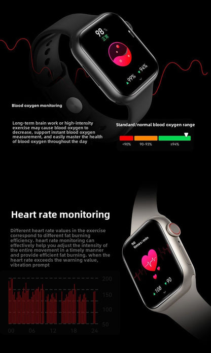 Applicable to Apple Android Huaqiang North watchS9/S10New Crazy Horse Leather Silicone Magnetic All-Match Smart Watch