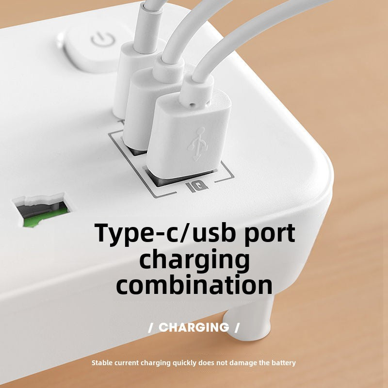 New British Standard Hong Kong Version Converter British and American European Standard Power Strip Conversion Plug PD Fast Charge USB Socket Wireless Power Strip