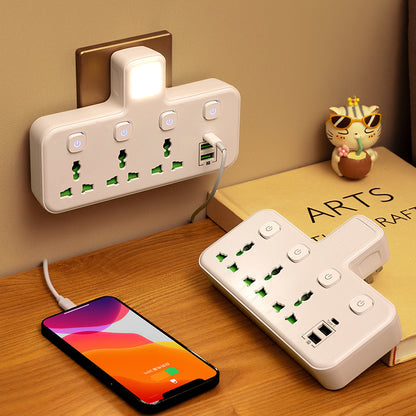 New British Standard Hong Kong Version Converter British and American European Standard Power Strip Conversion Plug PD Fast Charge USB Socket Wireless Power Strip