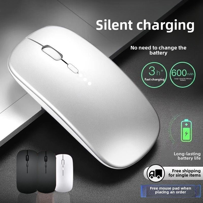 Bluetooth Wireless Mouse Portable Mute Silent Rechargeable Laptop Office Computer Tablet Game Universal