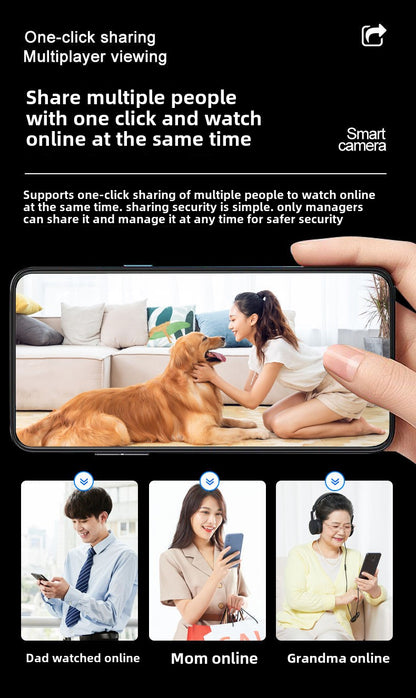 Philips Camera Surveillance Home HD Indoor Wireless4g Camera Mobile Phone Remote360Panoramic View