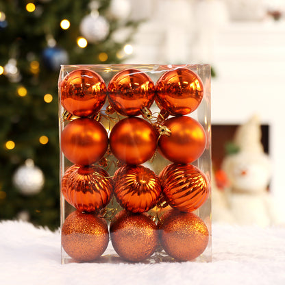 Christmas Ball 24 One Pack Suit Plating Ball Christmas Tree Decorations Pendant Holiday Atmosphere Christmas Ball