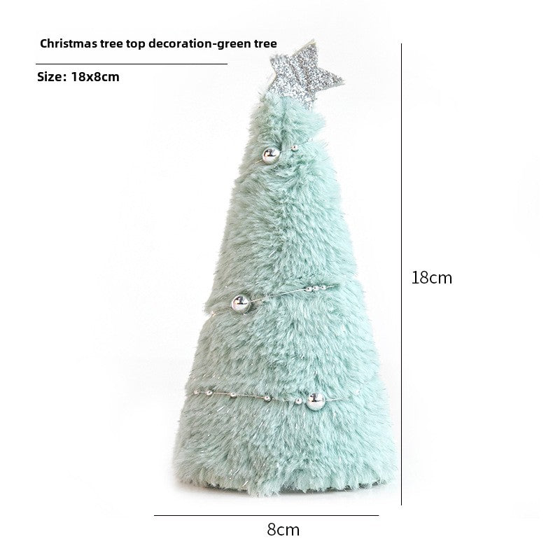 Christmas Christmas Decoration Christmas Tree Decoration Christmas Tree Top Decorative Accessories Pendant Santa Claus Angel