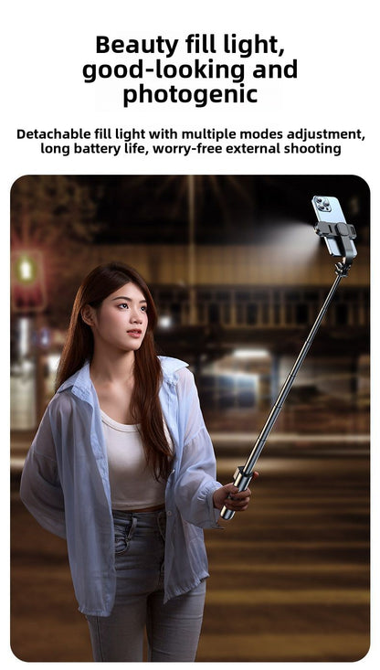 Ultra Mini Selfie Stick Tripod Portable Photography Artifact360°Rotating Handheld Live Travel Mobile Phone Holder