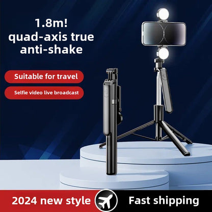 1.8M Selfie Stick Tripod Bluetooth Mobile Live Streaming TikTok360Universal Hand-Held Floor Bracket