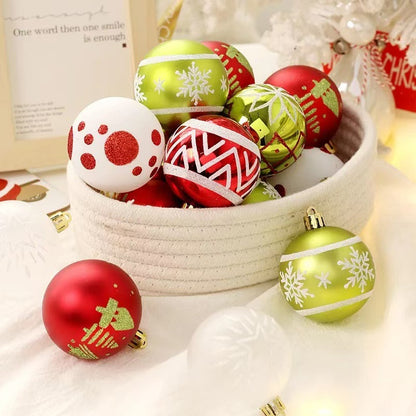 Christmas New Decoration Champagne Gold White Christmas Ball Decoration Christmas Tree Decoration Home Party Decoration