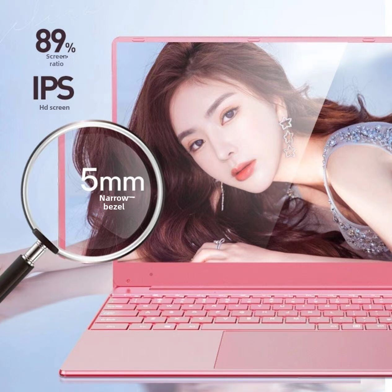 2025New Intel35Pink Good-looking Lightweight Computer Online Business Office Learning Design Book