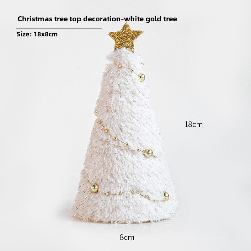 Christmas Christmas Decoration Christmas Tree Decoration Christmas Tree Top Decorative Accessories Pendant Santa Claus Angel