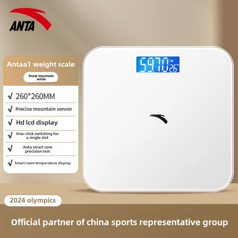 Anta Smart Body Fat Scale Multi-Functional Adult Body Weightometer Girls' Home Accurate Health Weight Loss Electronic Fat Measurement