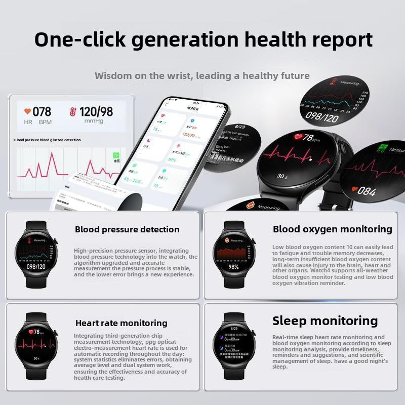 Mi Xiong New GT9pro Smart Bluetooth Watch Multi-Function Sports Waterproof Black Technology Bracelet