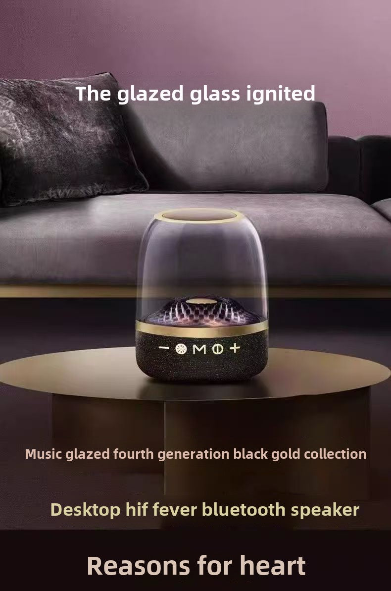 Huaqiang North Top with Haman Same Style Colored Glaze4Wireless Bluetooth Speaker Household Desk Audio Voice Intelligence boso