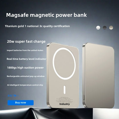 2024Style MagSafe Wireless Magnetic Power Bank Applicable iPhone16/15/14/13