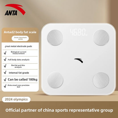 Anta Smart Body Fat Scale Multi-Functional Adult Body Weightometer Girls' Home Accurate Health Weight Loss Electronic Fat Measurement