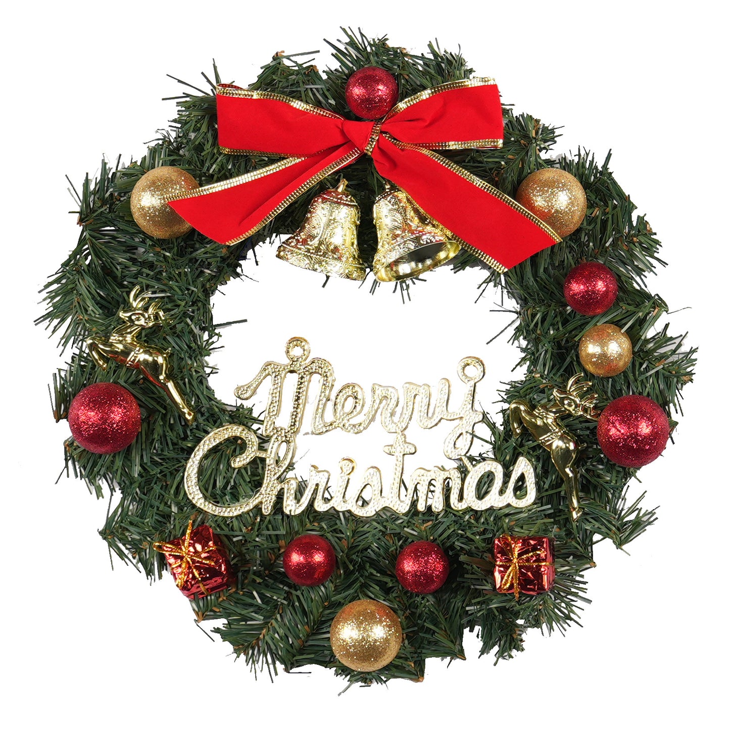 Christmas Decorations Christmas Garland Ornaments Ornaments Wreath Door Hanging Reindeer Arrangement Door Decoration