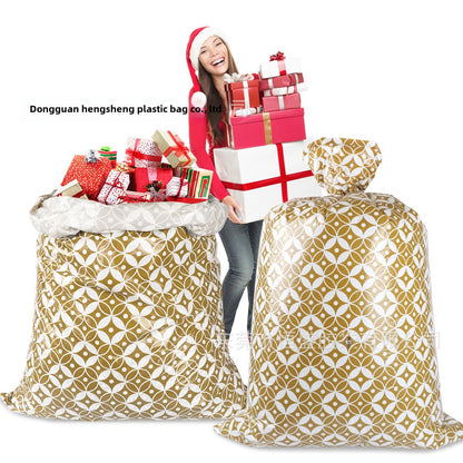 Christmas Gift Bag Plastic Gift Bag Holiday Party Gift Packaging Bag Christmas Decorations