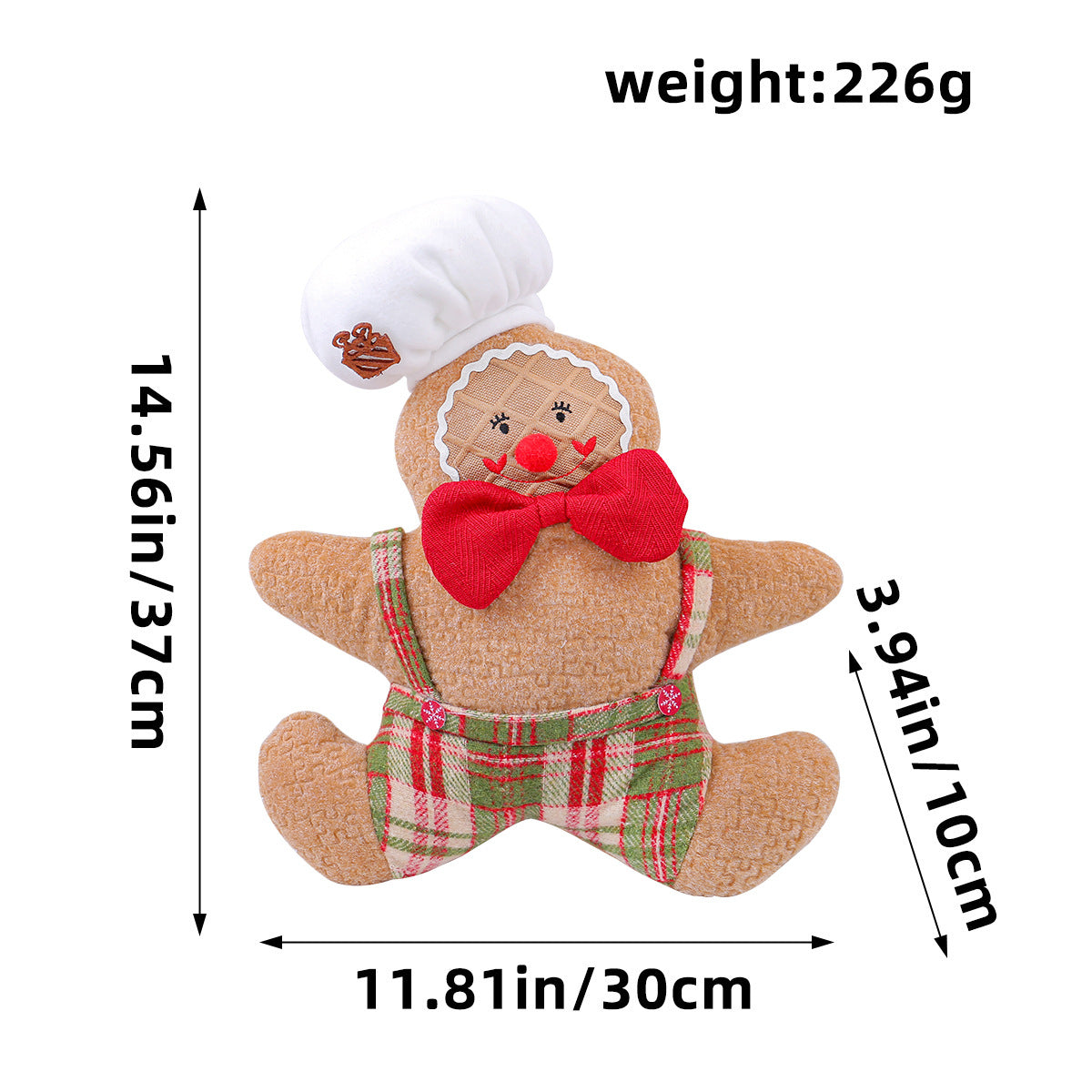 Christmas Gingerbread Man Doll Series Fabric Long Legs Window Decoration Christmas Christmas Tree Decoration Christmas Stockings Hanging Ornaments