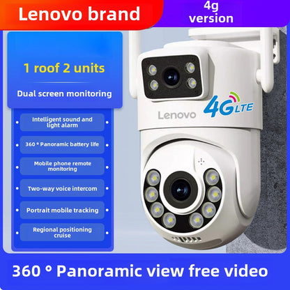 Lenovo Home Camera Monitor HD Panoramic Wireless wifi Remote Connection with Mobile Phone360Outdoor4g