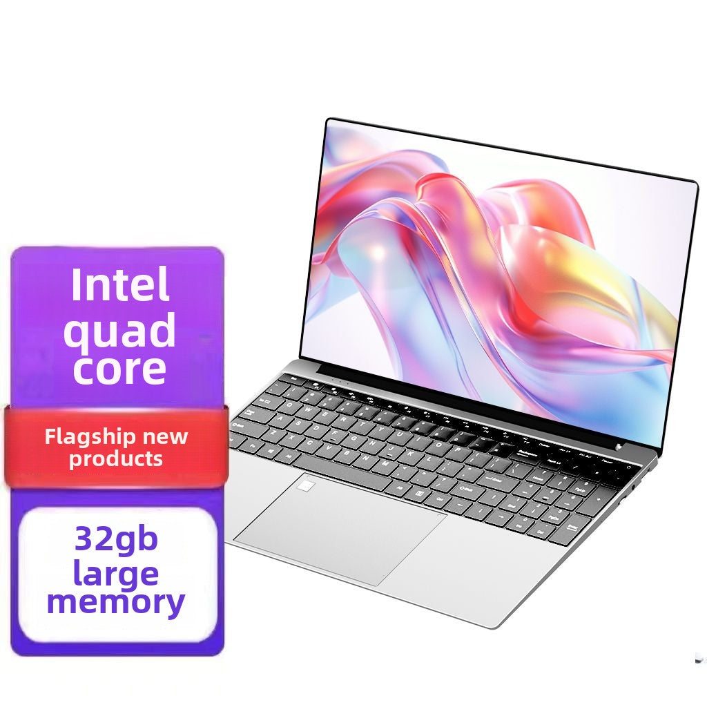 2024Brand New ips Full hd screen/Intel Laptop15.6Ultra-Thin Student Office Game Computer