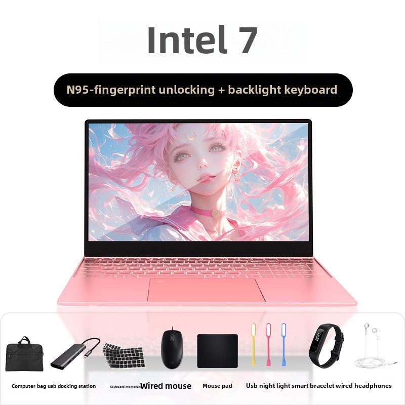 2024Brand New ips HD Laptop Intel15.6Inch Thin and Portable Business Office Design