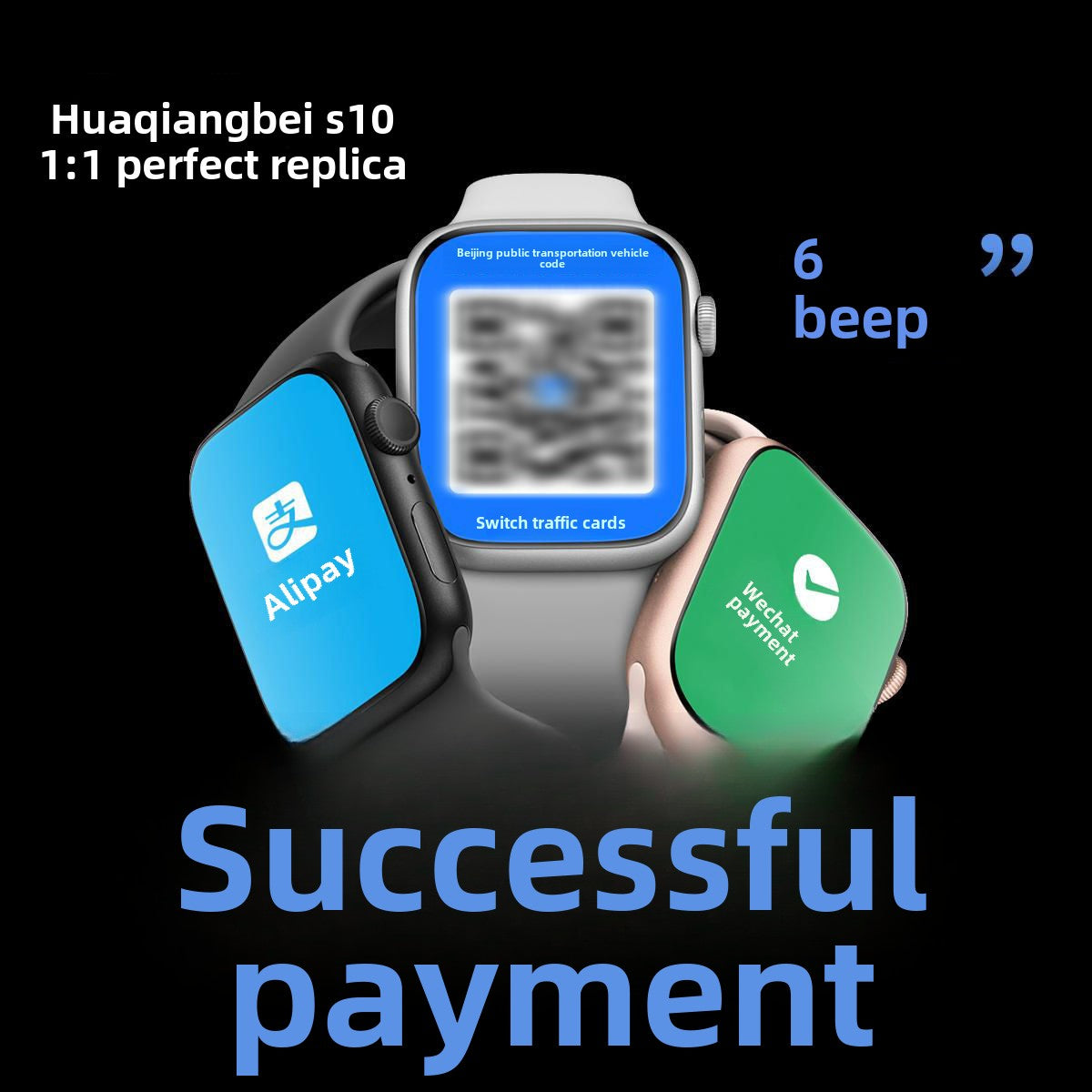 Huaqiang North2025First Release Watch Top in Pair Payment New S10Applicable to Apple Running Heart Rate Multi-Detection