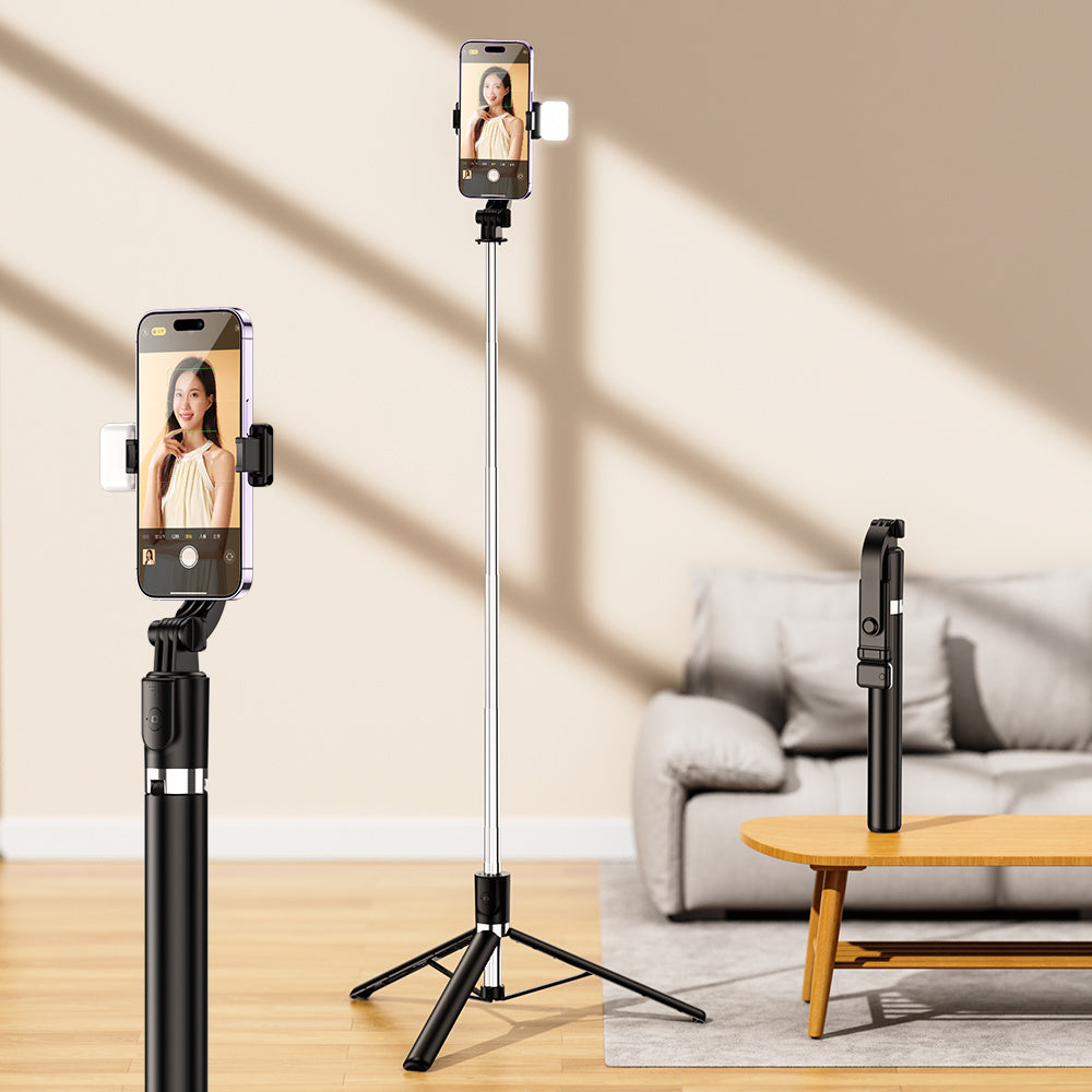 1.8M Selfie Stick Tripod Bluetooth Mobile Live Streaming TikTok360Universal Hand-Held Floor Bracket