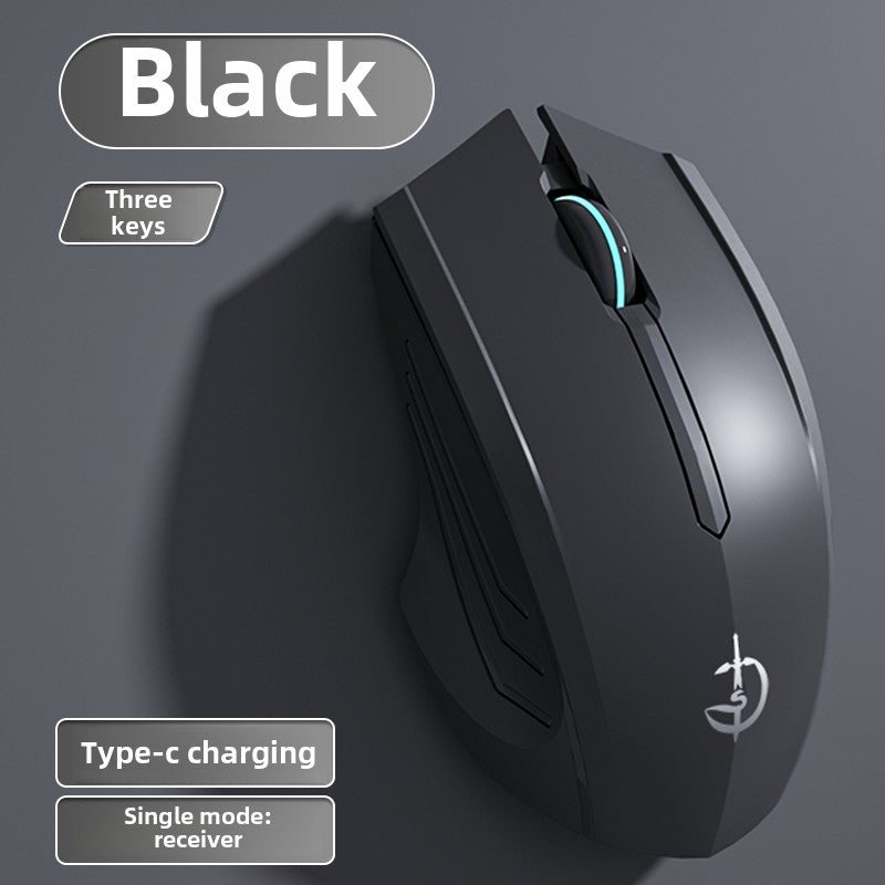 Wireless Mouse Bluetooth Three-Mode Charging Programming Macro Gaming Electronic Sports Dedicated Mute Audio Computer Notebook Universal