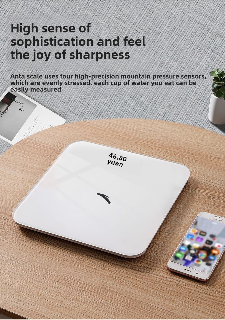 Anta Smart Body Fat Scale Multi-Functional Adult Body Weightometer Girls' Home Accurate Health Weight Loss Electronic Fat Measurement