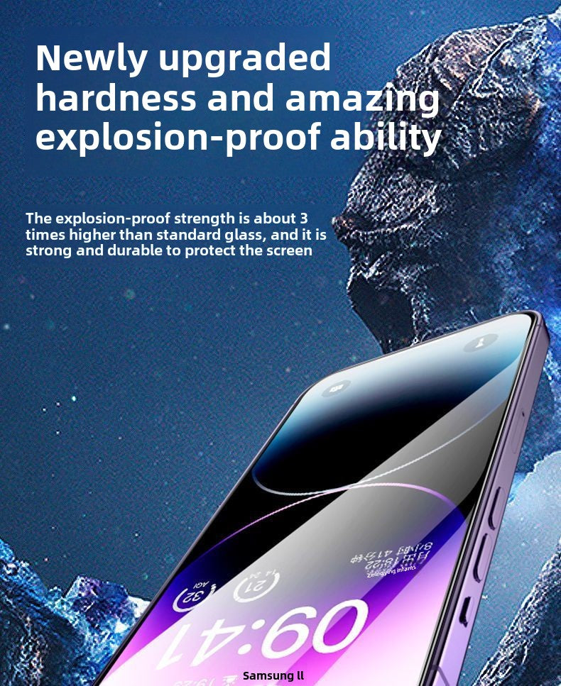 Apple16pro Tempered Film iPhone14promax Full Screen13Explosion-Proof12/11Dust-Free15Membrane xs