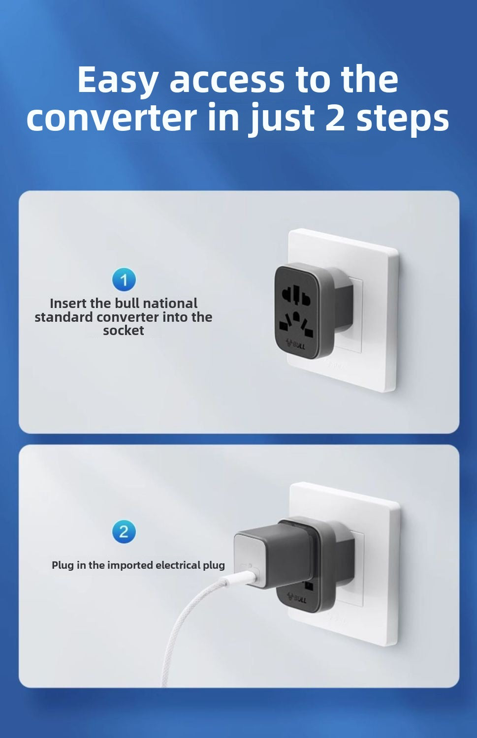 Bull Imported Electrical Appliances to National Standard Universal Adapter Conversion Socket European Standard Multi-Country Hong Kong Version British Standard American Standard