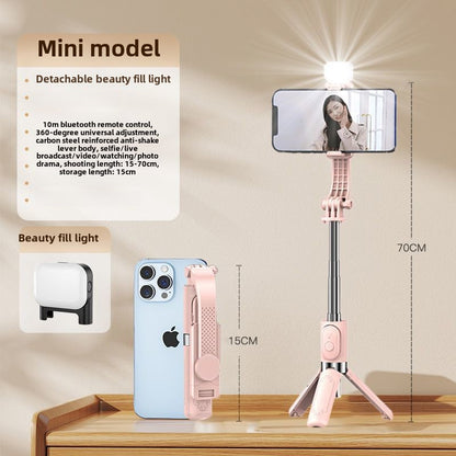 Ultra Mini Selfie Stick Tripod Portable Photography Artifact360°Rotating Handheld Live Travel Mobile Phone Holder