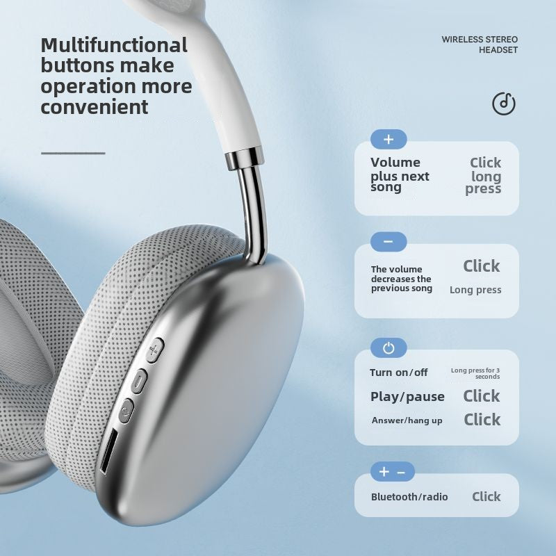 max Same Headset Anti-Noise Earshield Bluetooth Headset Apple Android Universal