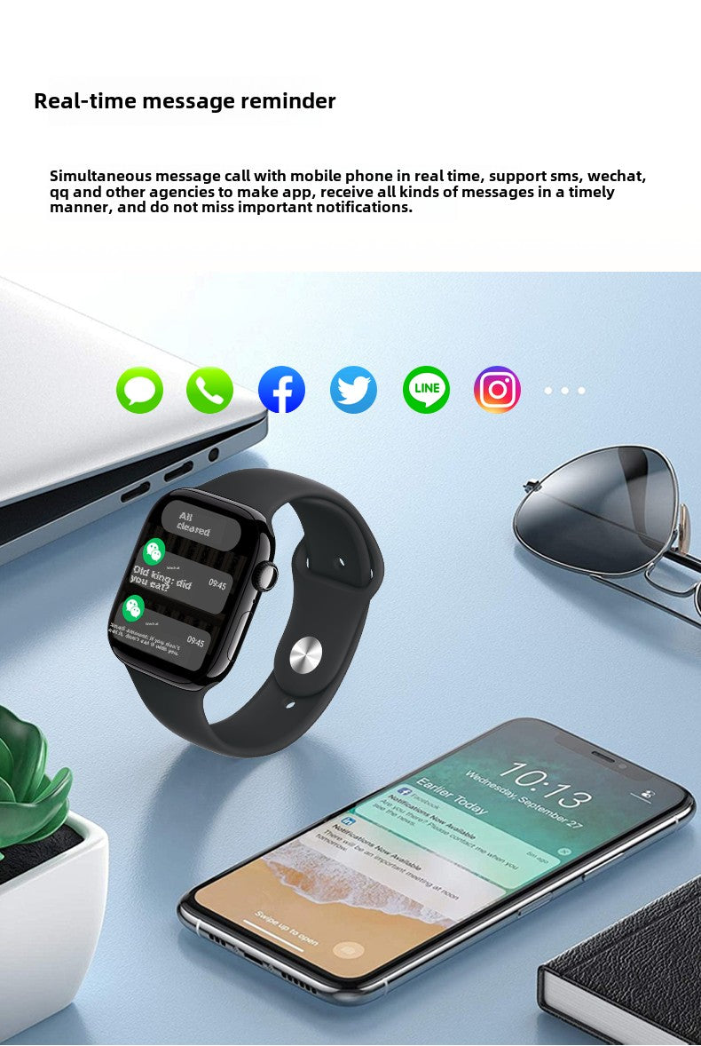 Huaqiang North2025First Release Watch Top in Pair Payment New S10Applicable to Apple Running Heart Rate Multi-Detection