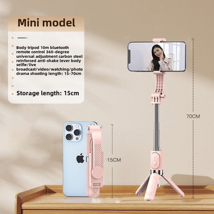 Ultra Mini Selfie Stick Tripod Portable Photography Artifact360°Rotating Handheld Live Travel Mobile Phone Holder