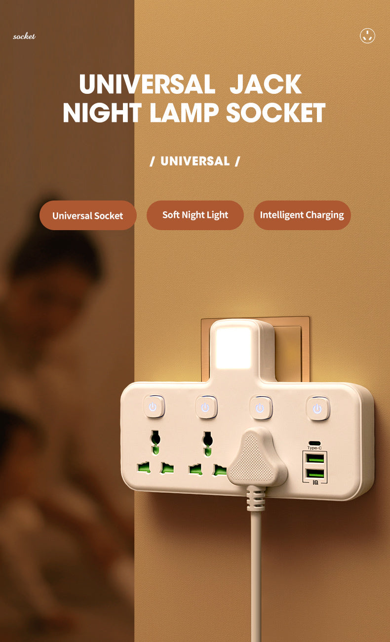 New British Standard Hong Kong Version Converter British and American European Standard Power Strip Conversion Plug PD Fast Charge USB Socket Wireless Power Strip