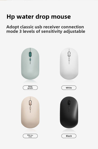 HP HP Wireless Mouse Mute Office Laptop Desktop Computer IPAD Tablet Game Mouse Portable and Universal