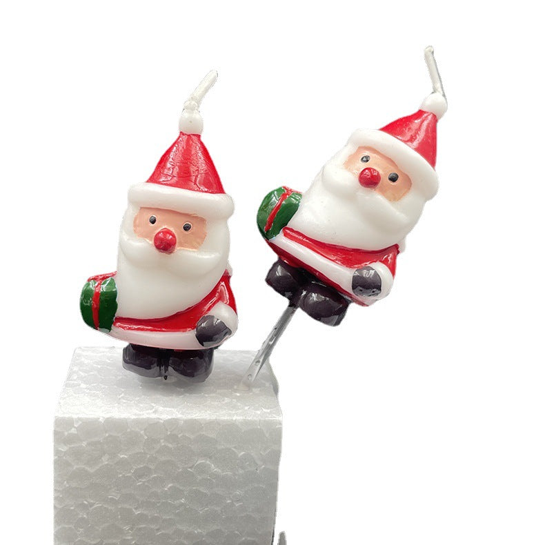 Handmade Christmas Decoration Santa Claus Candle Creative Atmosphere Christmas Birthday Candle