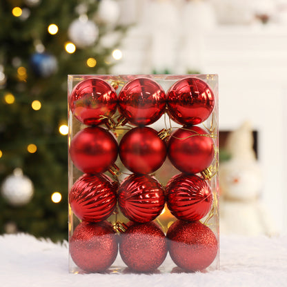 Christmas Ball 24 One Pack Suit Plating Ball Christmas Tree Decorations Pendant Holiday Atmosphere Christmas Ball