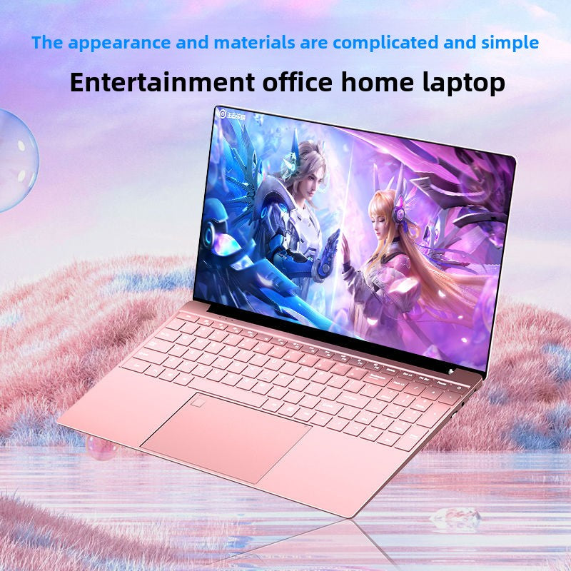 2024Brand New ips Full hd screen/Intel Laptop15.6Ultra-Thin Student Office Game Computer