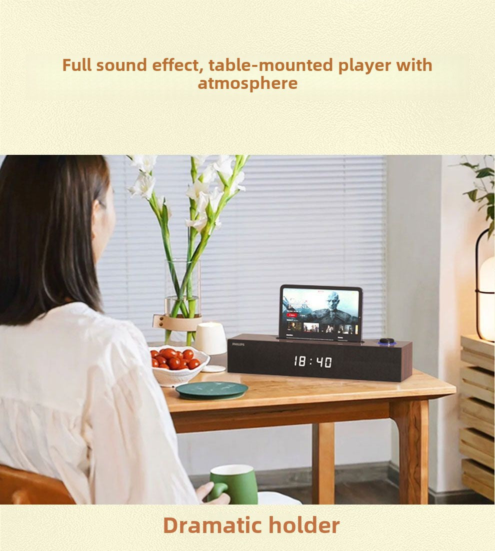 Philips SPA3809Bluetooth Speaker Multi-Function High Sound Quality Computer Audio Desktop Computers and Laptop Mobile Phone Bracket